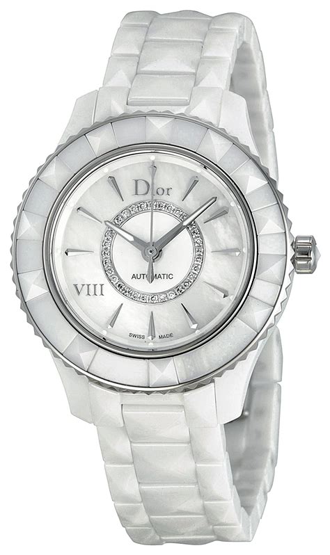 dior viii automatic watch price|Dior diamond bezel watch.